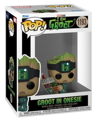 Funko Pop! Groot en oberol con libro 1193 - I am Groot
