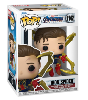 Funko Pop! Iron Spider sin mascara #1142 - Avengers Endgame