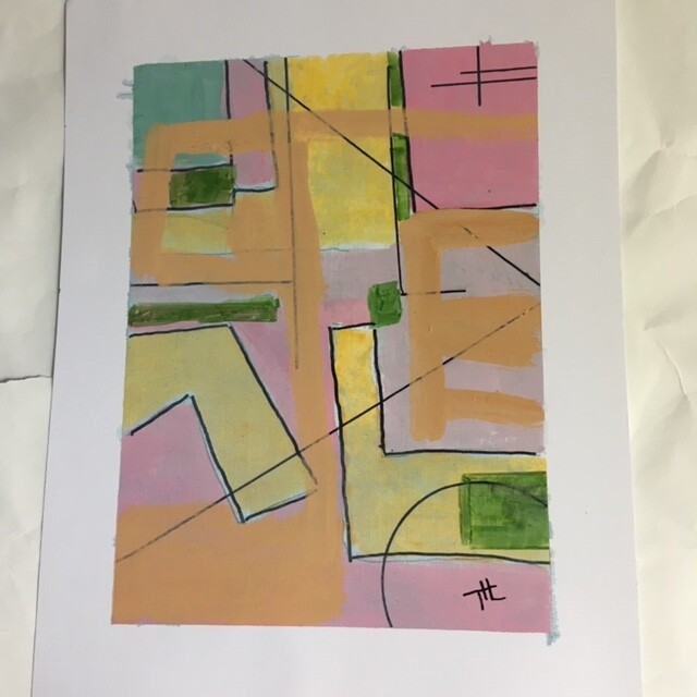 Oil on paper 11 x 14
