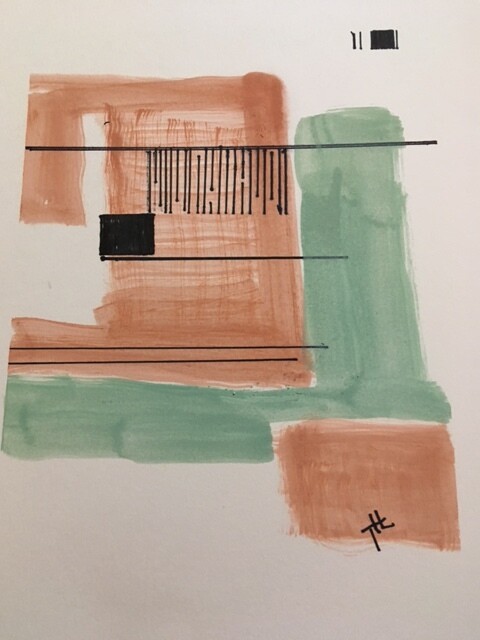 Oil on paper 11 x 14