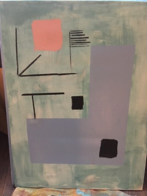 OIL ON CANVAS 38 X 48