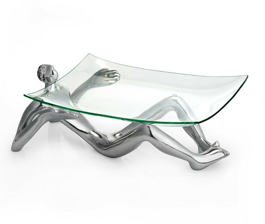 Carrol Boyes: Glass Platter and Stand 'On Show'