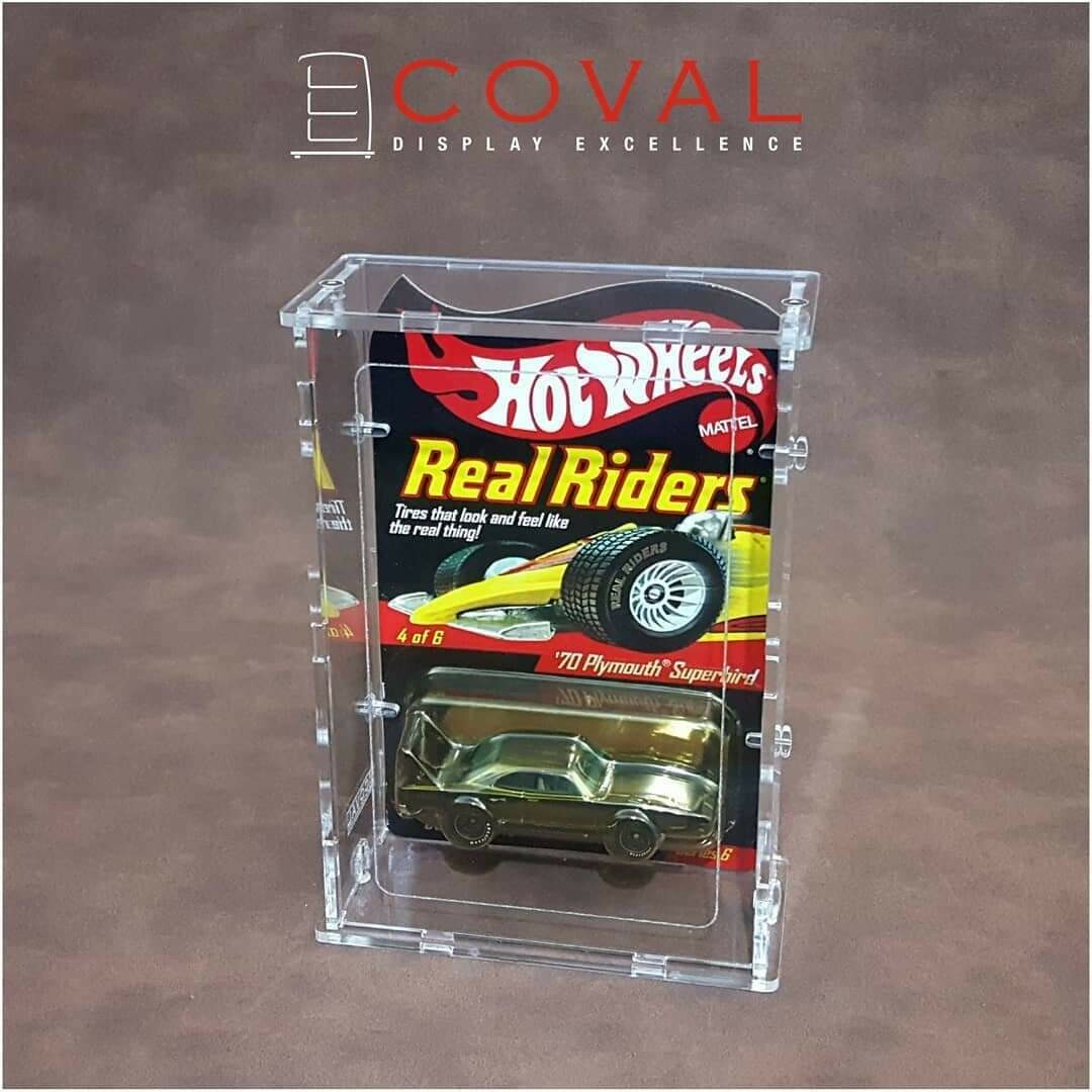Diecast & Toy Vehicles COVAL HRC101 Acrylic Display Case for Carded