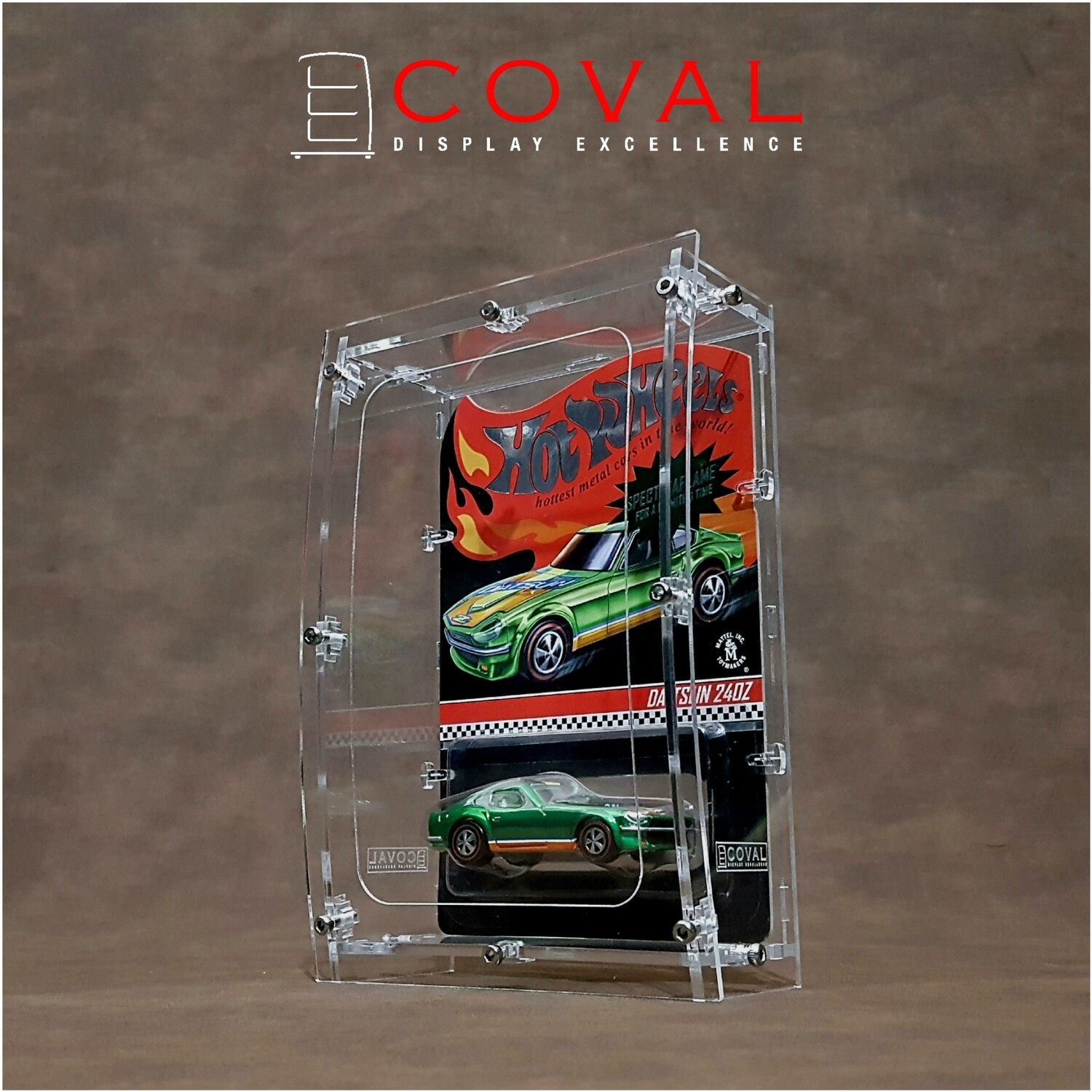 Diecast & Toy Vehicles COVAL HRC101 Acrylic Display Case for Carded