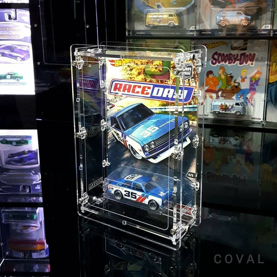 Diecast & Toy Vehicles COVAL HRC101 Acrylic Display Case for Carded