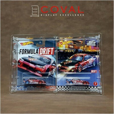 HWC-201 Acrylic Display Case for Single Premium Wide Carded Hot Wheels