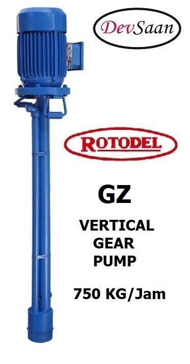 Vertical Gear Pump GZ-100 Pompa Roda Gigi