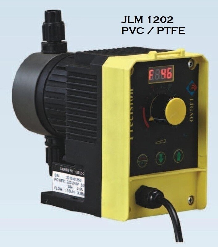Pompa Dosing Solenoid JLM 1202 PVC Diaphragm Metering Pump