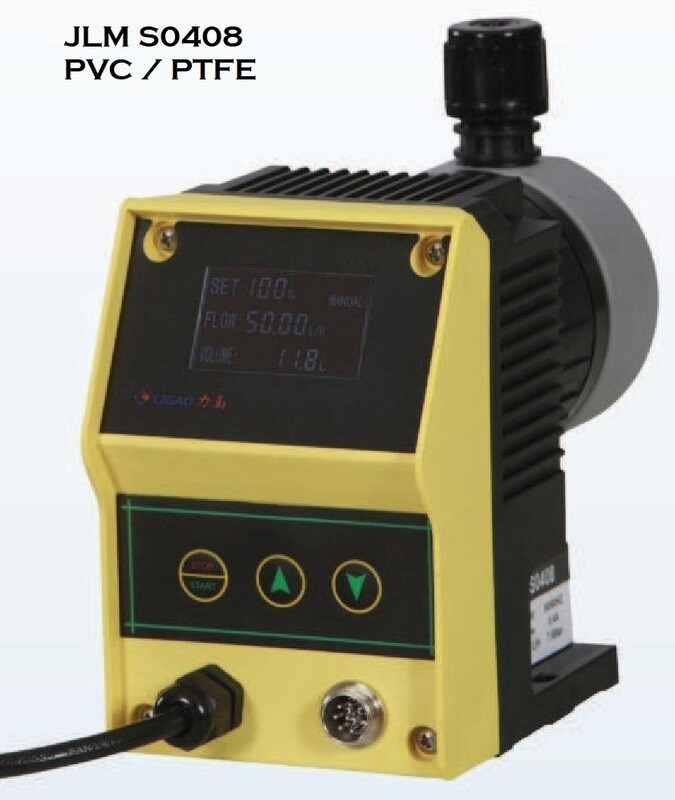 Pompa Dosing Solenoid JLM S0408 PVC Digital Diaphragm Metering Pump