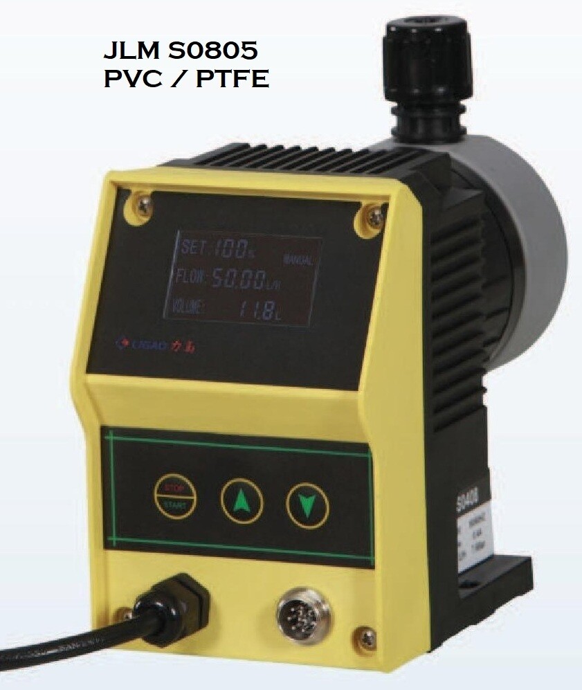 Pompa Dosing Solenoid JLM S0805 PVC Digital Diaphragm Metering Pump