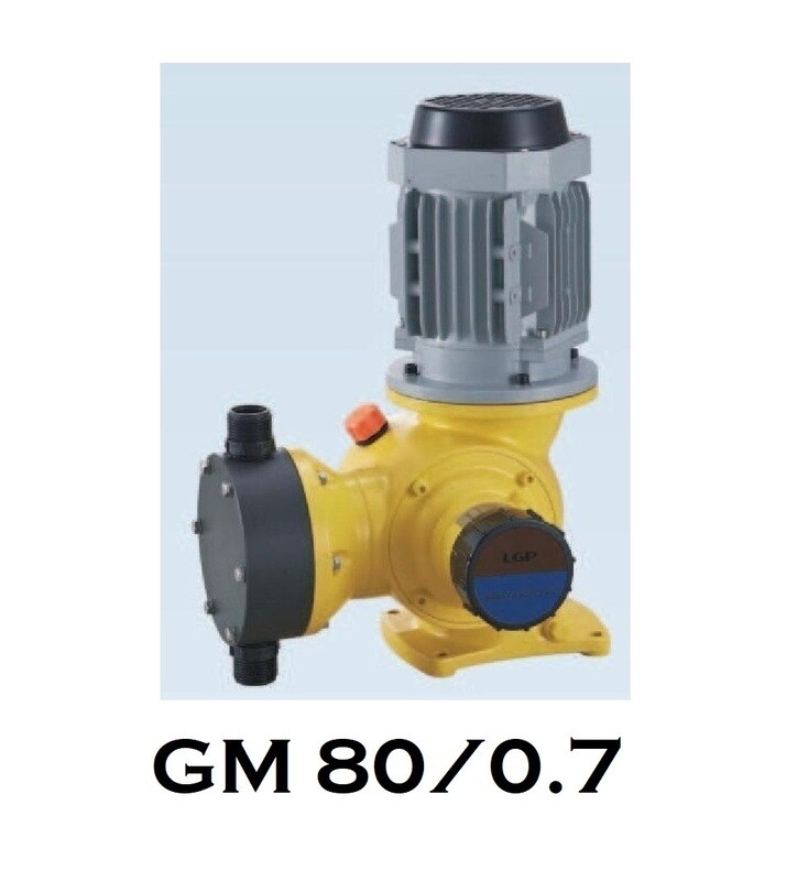 Pompa Dosing GM PTFE Mechanical Diaphragm Metering Pump 80 LPH