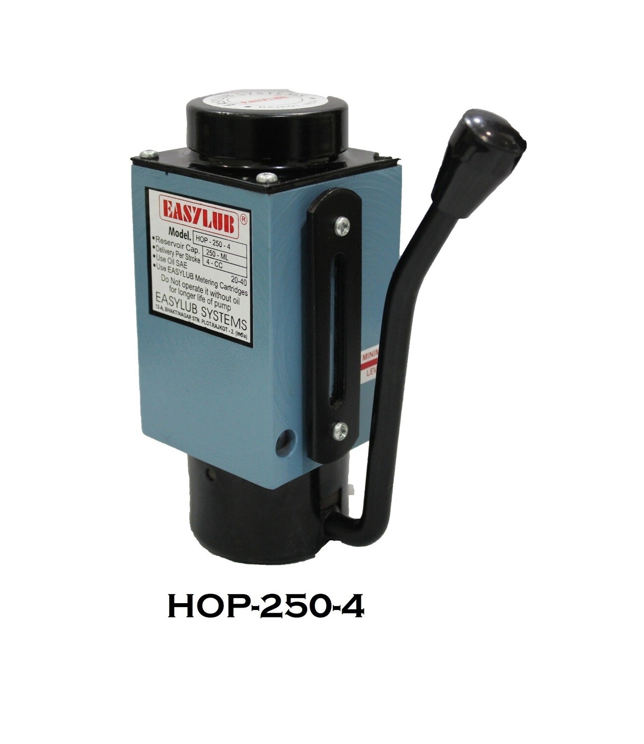 Lubrication Oil Pump HOP-250-4 Pompa Oli Manual