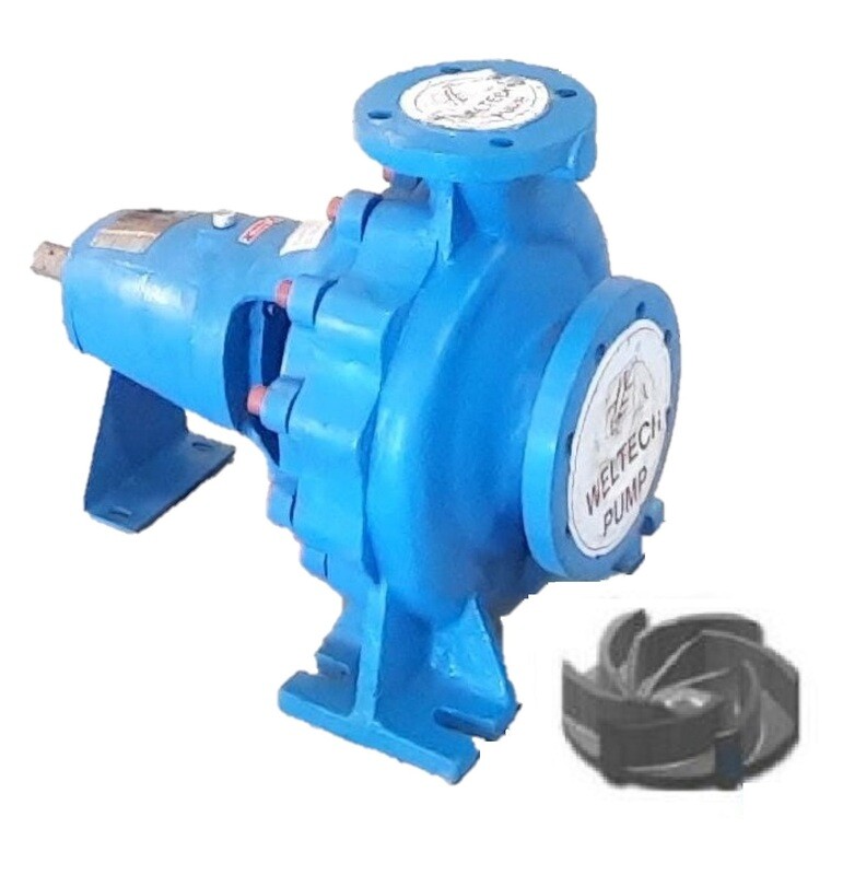 Centrifugal Pump Semi-Open Impeller (Bare Pump)