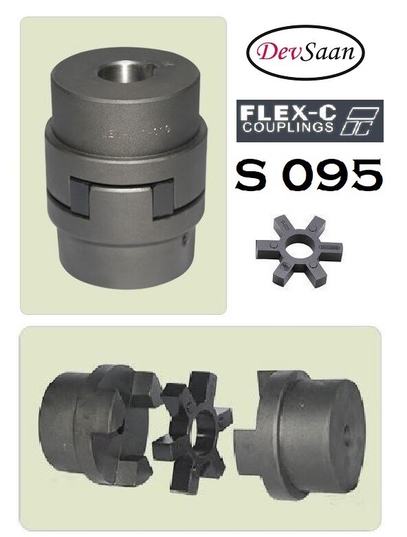 Jaw Coupling S 095 Flex-C Max Bore 28 mm