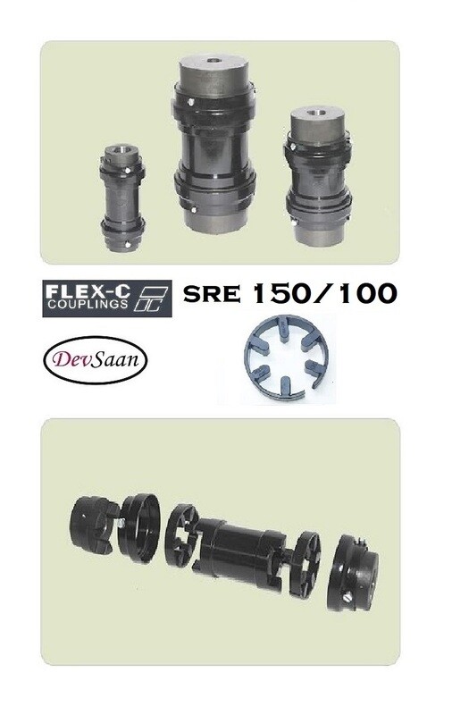 Spacer Coupling SRE 150/100 Flex-C Max Bore 48 mm