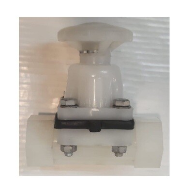 Diaphragm Valve PP 1&quot; x 1&quot; BSPT Thread