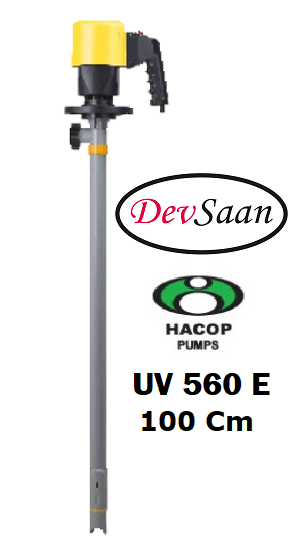Drum Pump Polypropylene UV 560 E Pompa Drum 100 Cm
