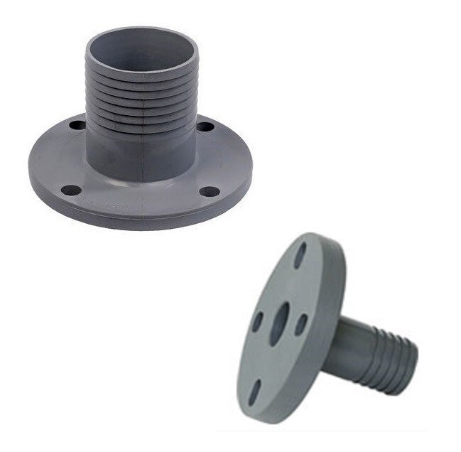 Hose Nipple Polypropylene - Flange End