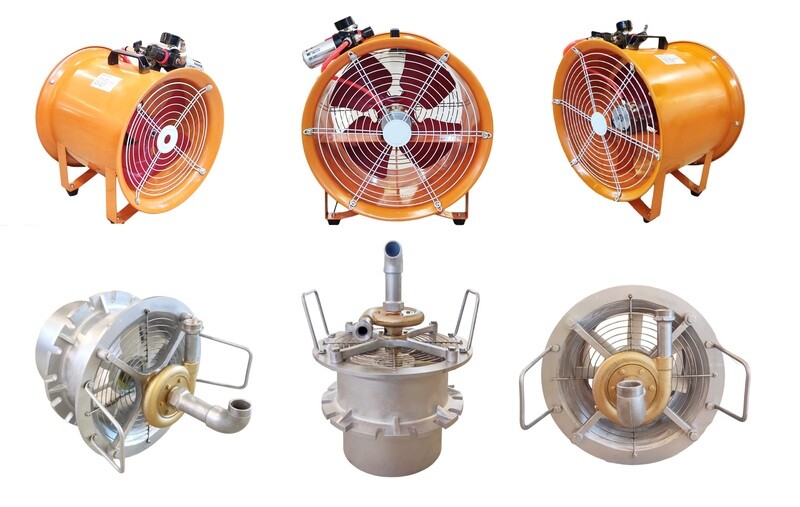 Pneumatic &amp; Water Driven Fans