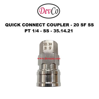 20 SF SS Quick Connect Coupler - PT 1/4