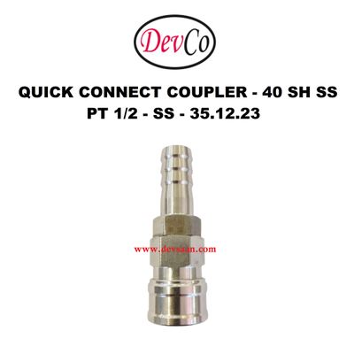 40 SH SS Quick Connect Coupler - PT 1/2