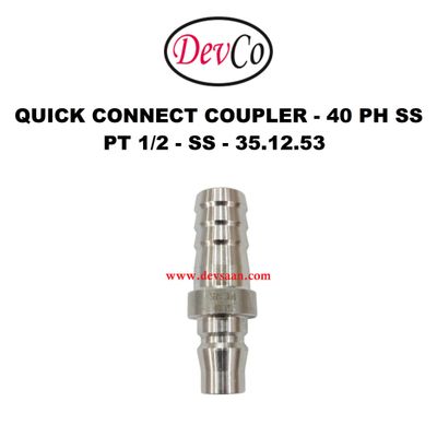 40 PH SS Quick Connect Coupler - PT 1/2
