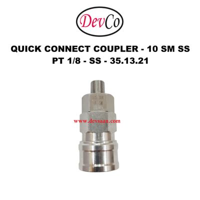 10 SM SS Quick Connect Coupler - PT 1/8