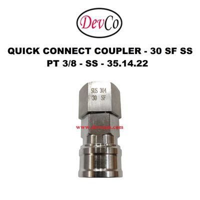30 SF SS Quick Connect Coupler - PT 3/8