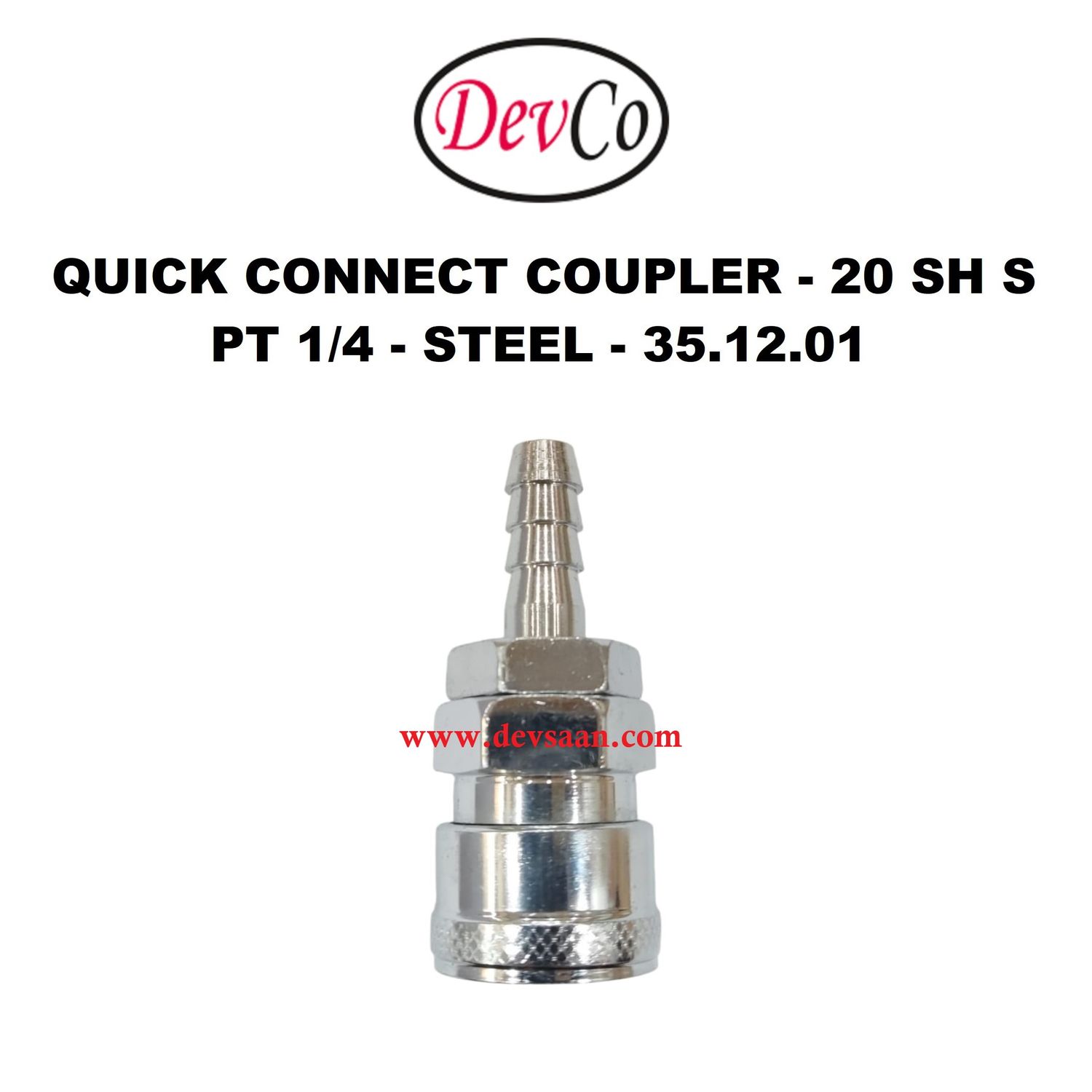 20 SH S Quick Connect Coupler - PT 1/4