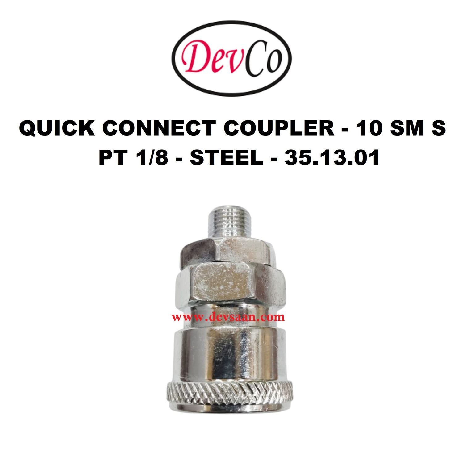 10 SM S Quick Connect Coupler - PT 1/8
