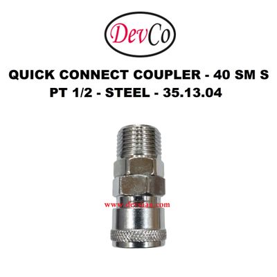 40 SM S Quick Connect Coupler - PT 1/2