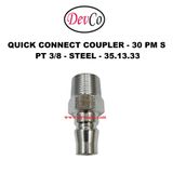 30 PM S Quick Connect Coupler - PT 3/8