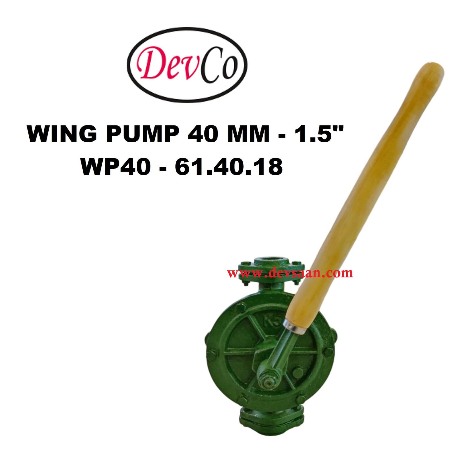 Wing Pump Hand Operated - 40 mm