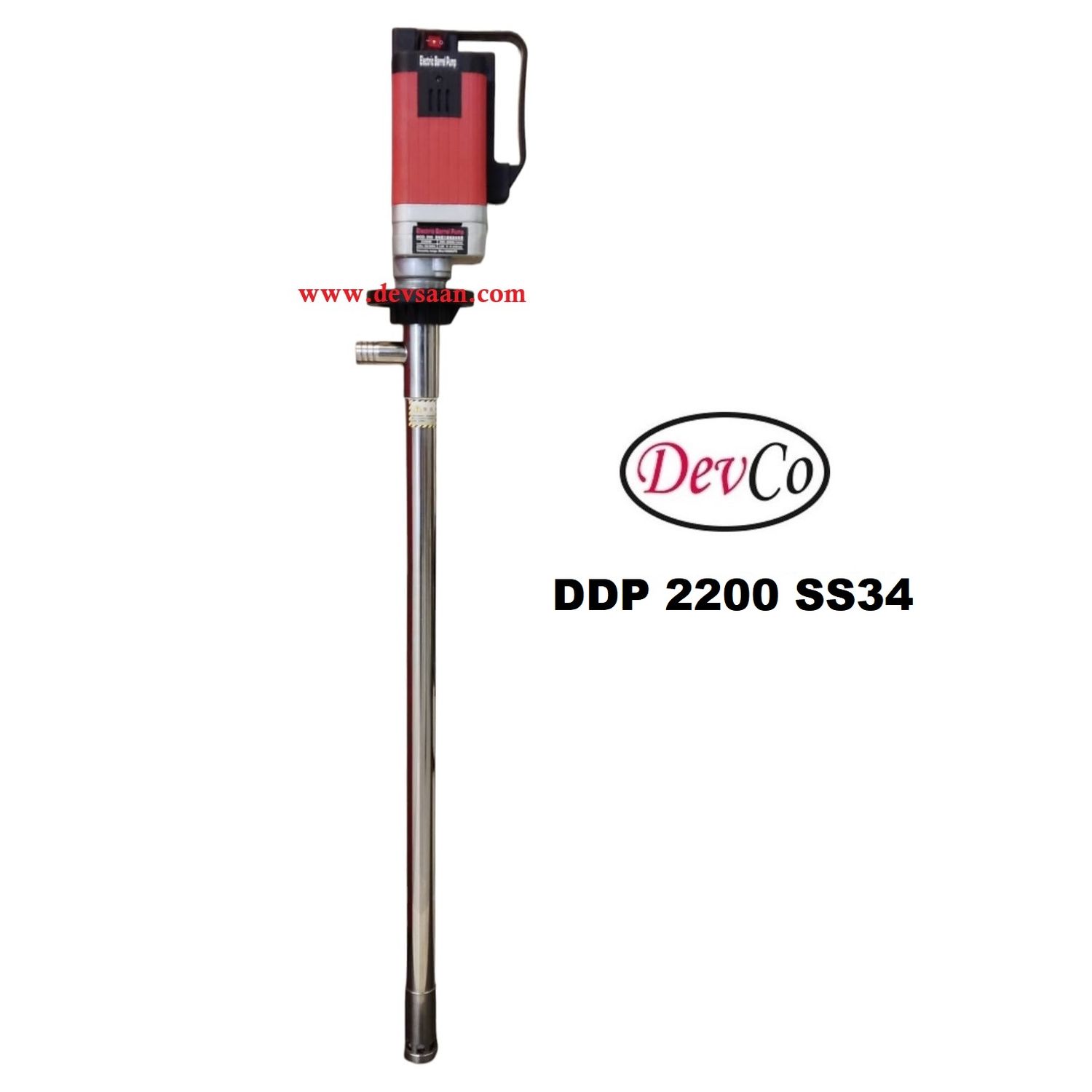 Drum Pump SS-304 DDP 2200 SS34 Pompa Drum