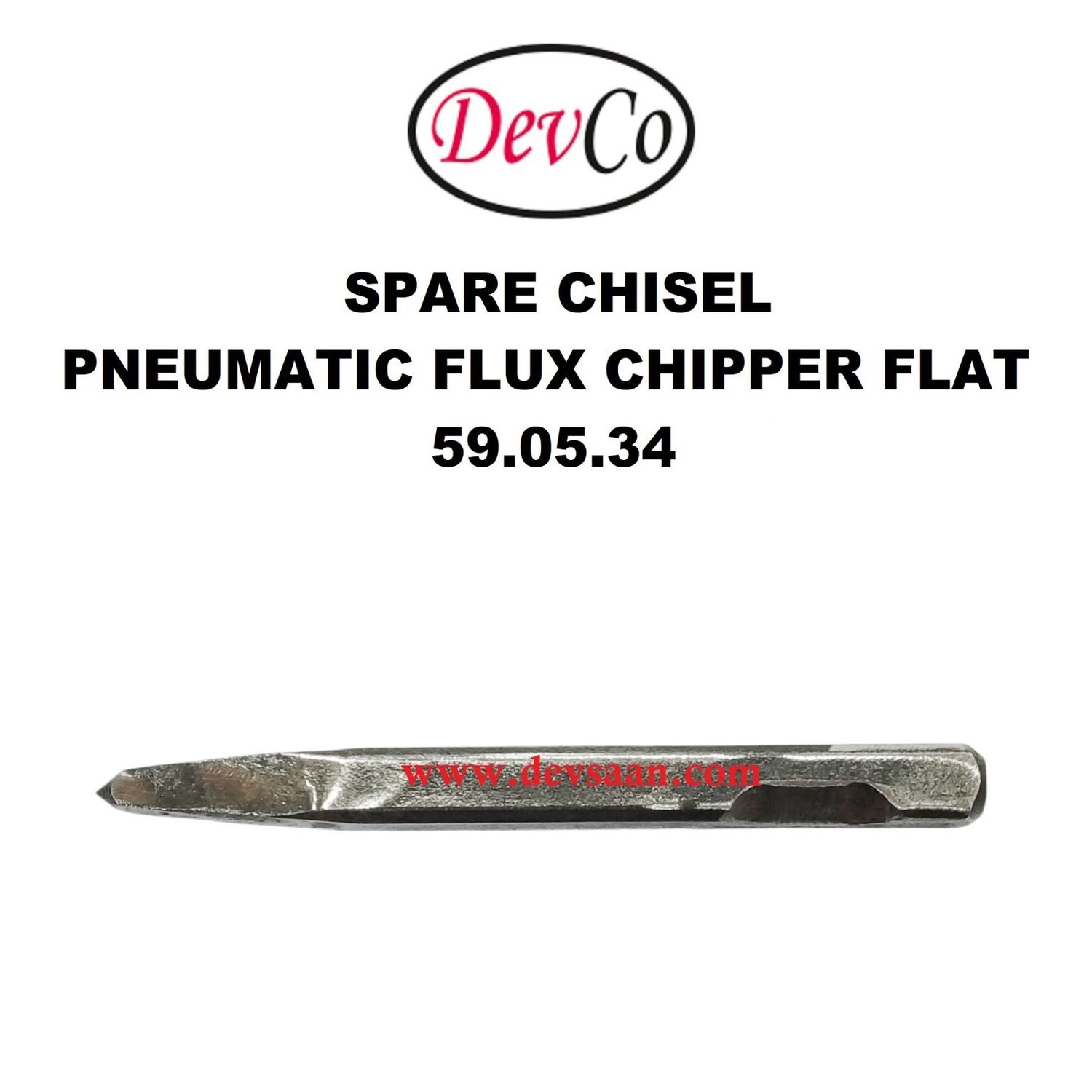 Spare Chisel Flat for Pneumatic Flux Chipper - IMPA 59 05 34