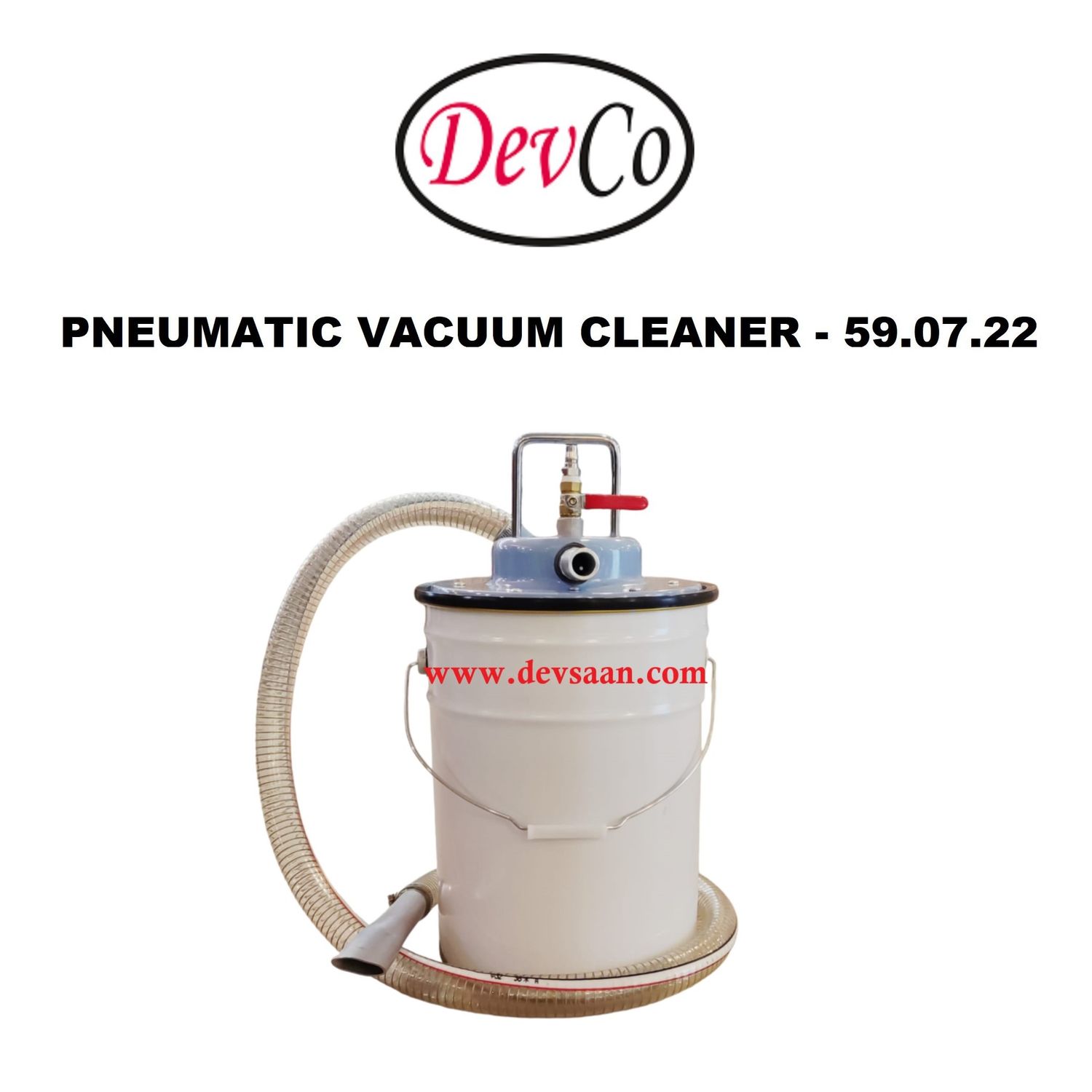 Pneumatic Vacuum Cleaner V-500 - IMPA 59 07 22