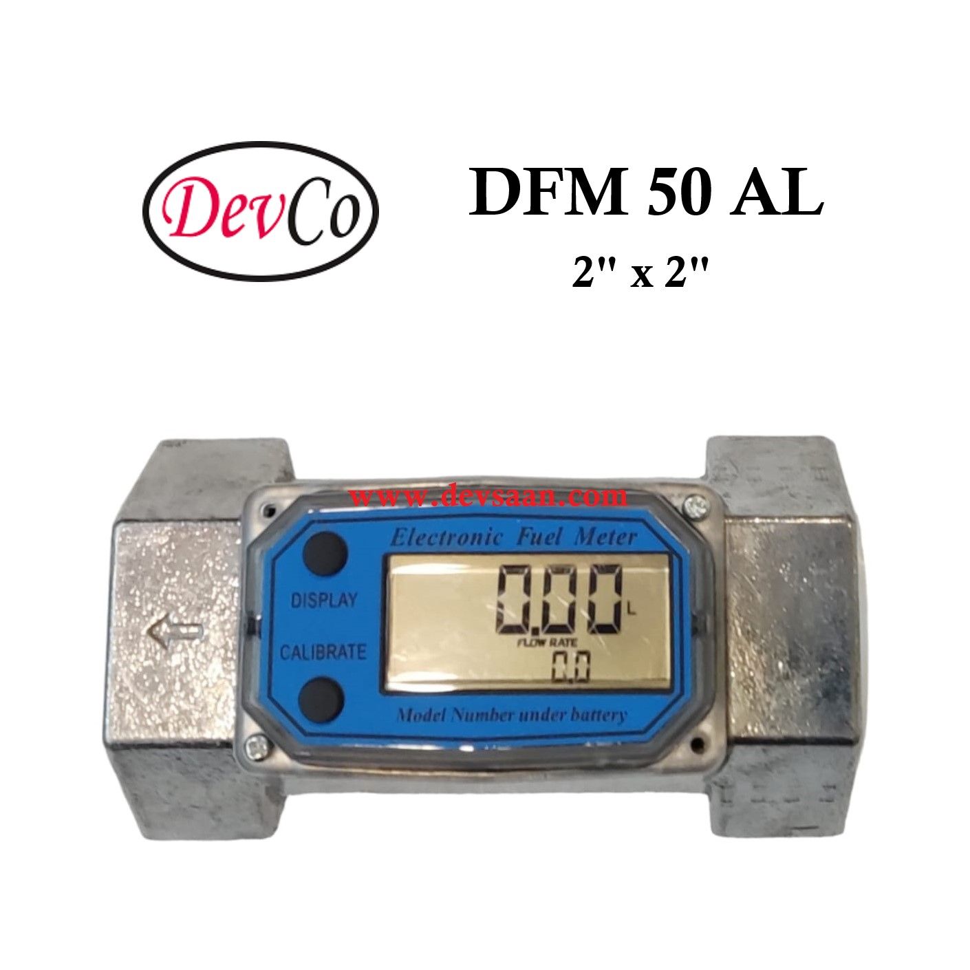 DFM 50 AL Aluminium Gear Flow Meter