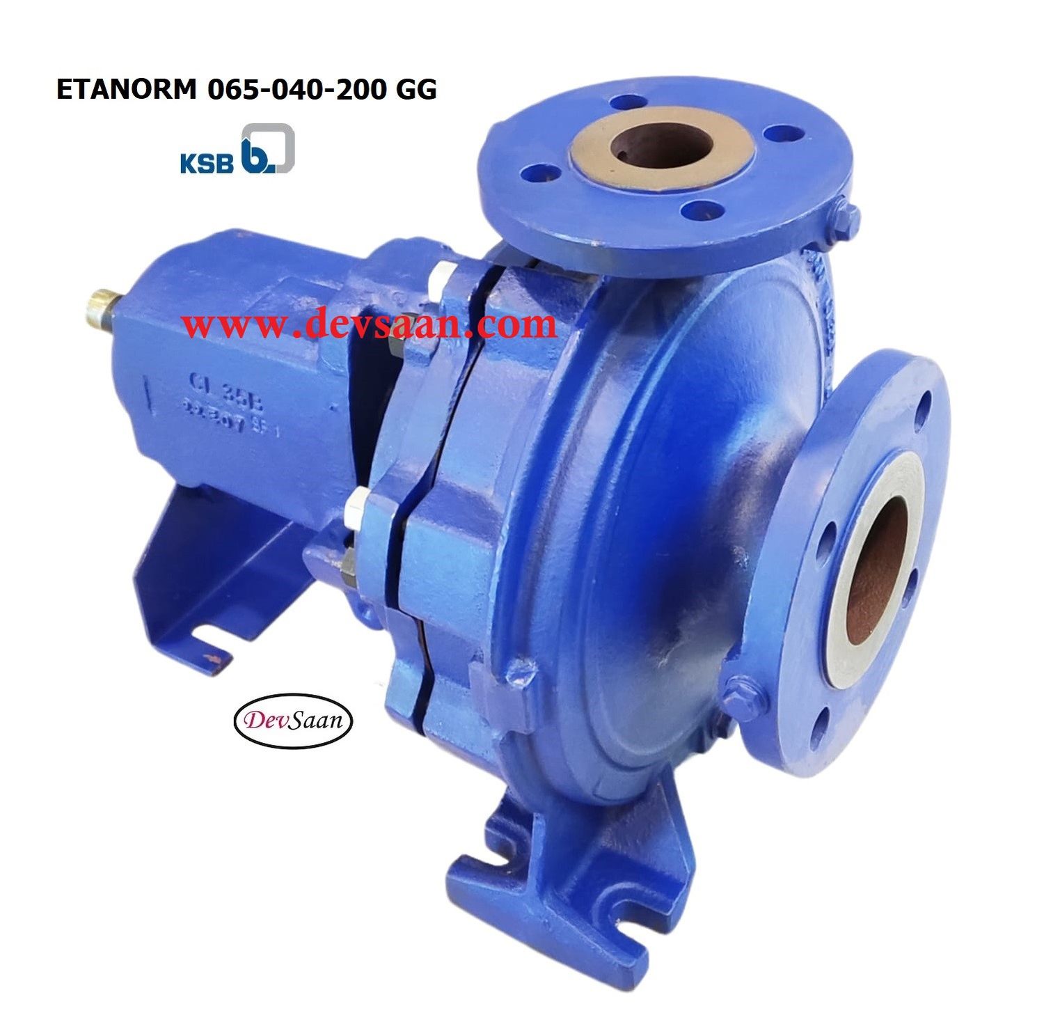 Centrifugal Pump End Suction KSB Etanorm ETN 065-040-200 GG