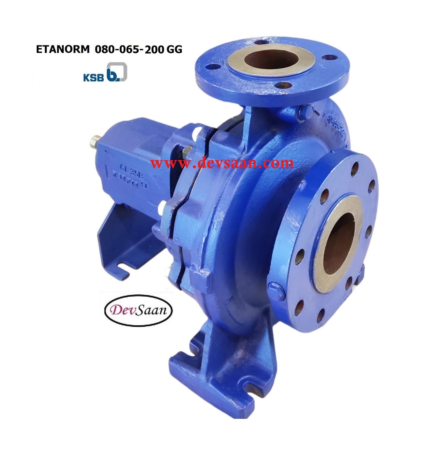 Centrifugal Pump End Suction KSB Etanorm ETN 080-065-200 GG