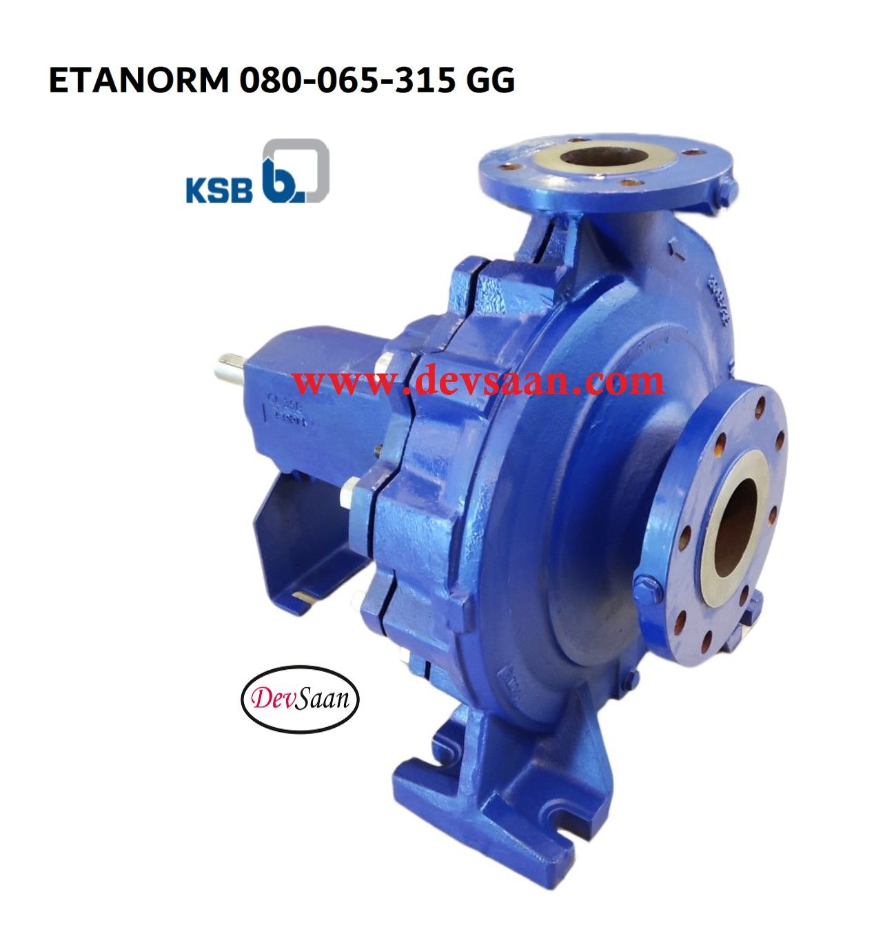 Centrifugal Pump End Suction KSB Etanorm ETN 080-065-315 GG