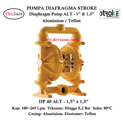 Diaphragm Pump DP 40 ALT Pompa Diafragma Stroke 1,5&quot;