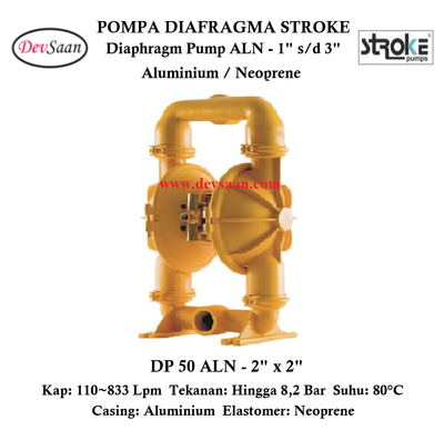 Diaphragm Pump DP 50 ALN Pompa Diafragma Stroke 2&quot;
