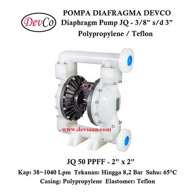 Diaphragm Pump JQ 50 PPFF Pompa Diafragma Devco 2&quot;