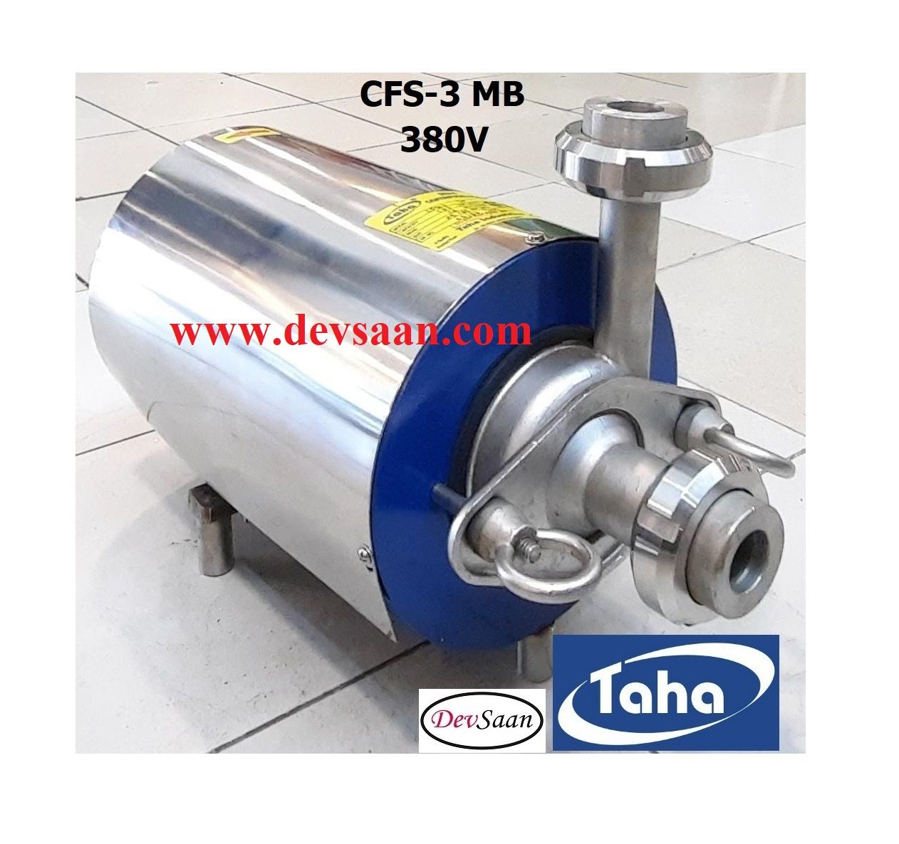 Sanitary Centrifugal Pump SS-316 CFS-3 - 3 Fase Pompa Sanitary