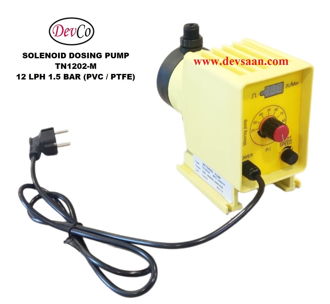 Pompa Dosing Solenoid TN1202-M Diaphragm Metering Pump
