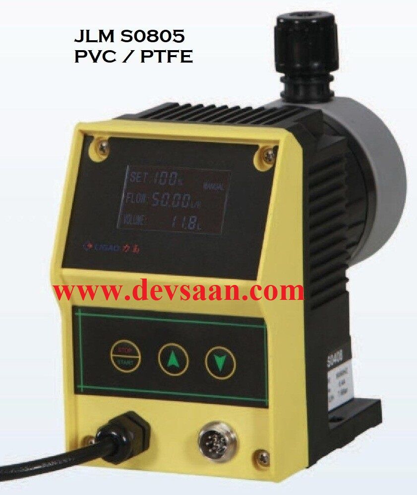 Pompa Dosing Solenoid JLM S0805 PVC Digital Diaphragm Metering Pump