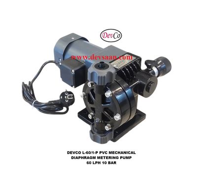Pompa Dosing L-60-1-P Mechanical Diaphragm Metering Pump