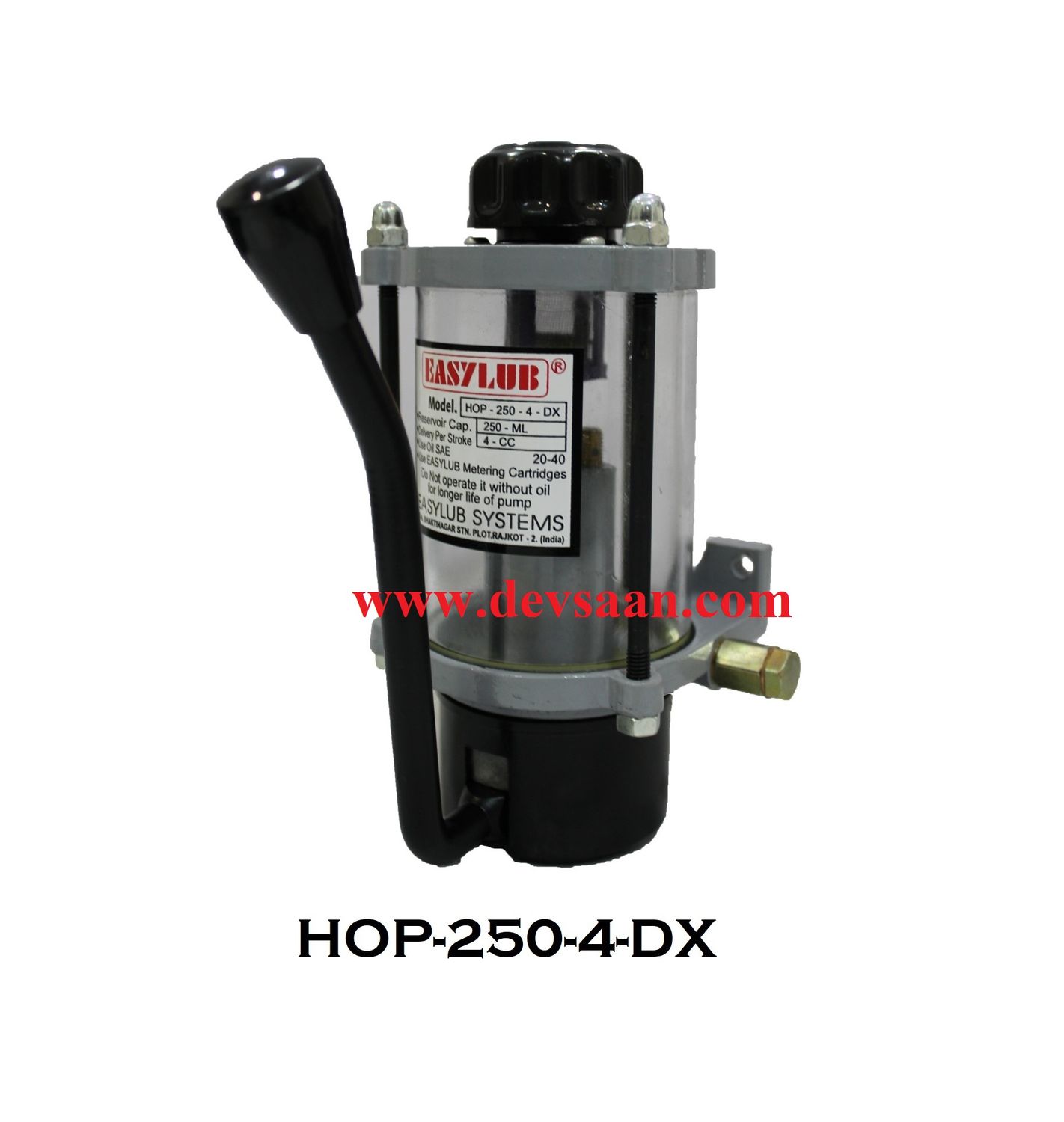 Lubrication Oil Pump HOP-250-4-DX Pompa Oli Manual