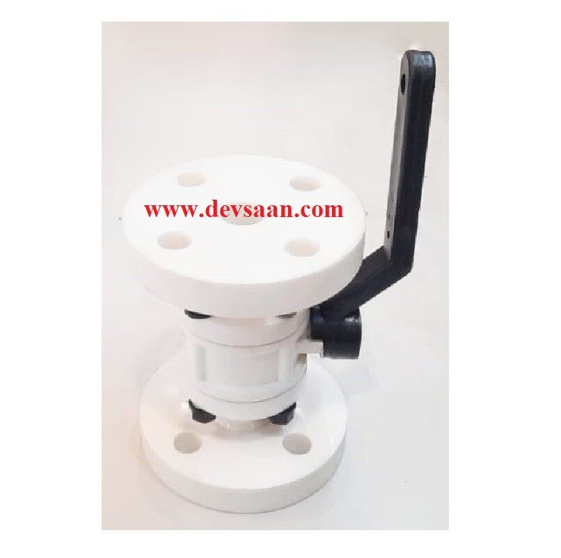 Ball Valve Polypropylene 3/4&quot; x 3/4&quot; Flange ANSI B.16.5 Class #150