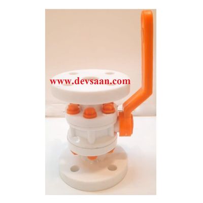 Ball Valve Polypropylene 1&quot; x 1&quot; Flange JIS 10K